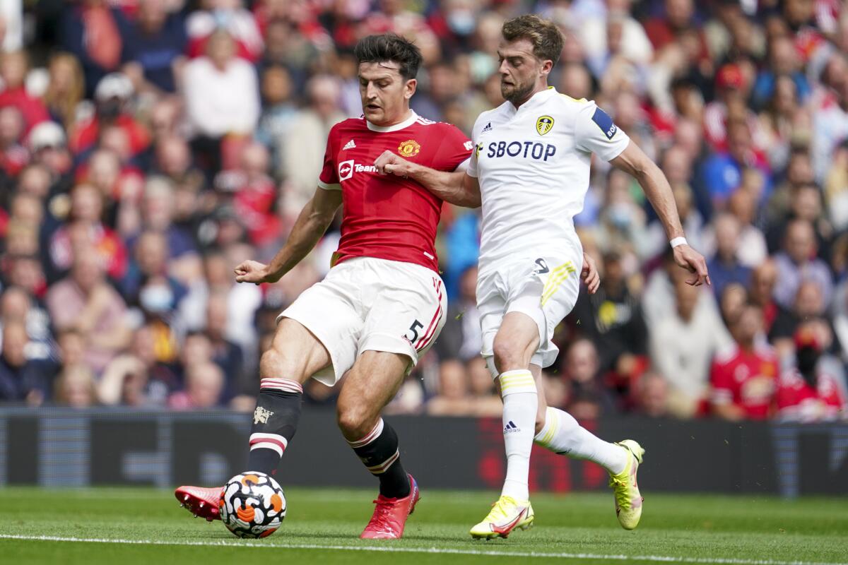 Harry Maguire will miss Man United's game at Liverpool because of injury -  The San Diego Union-Tribune