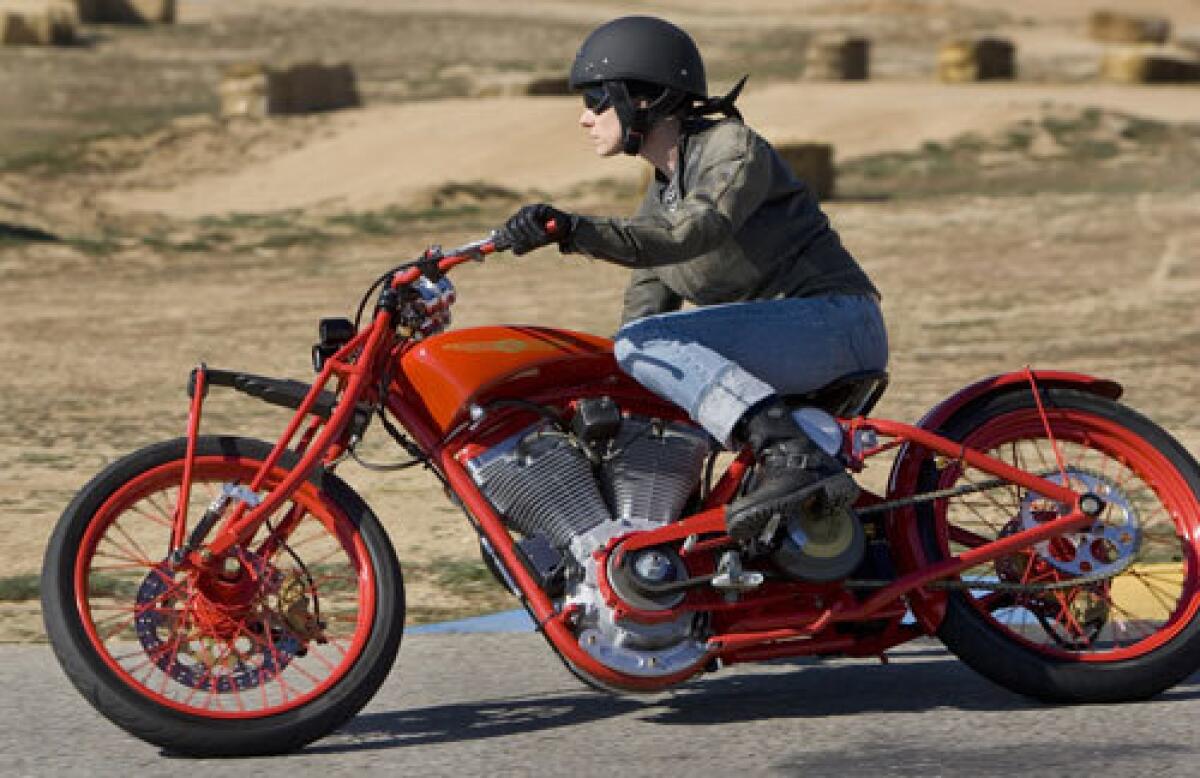 Hanebrink Technologies' American-Board- Trackers Boardtracker 1 is a retro-designed race bike.