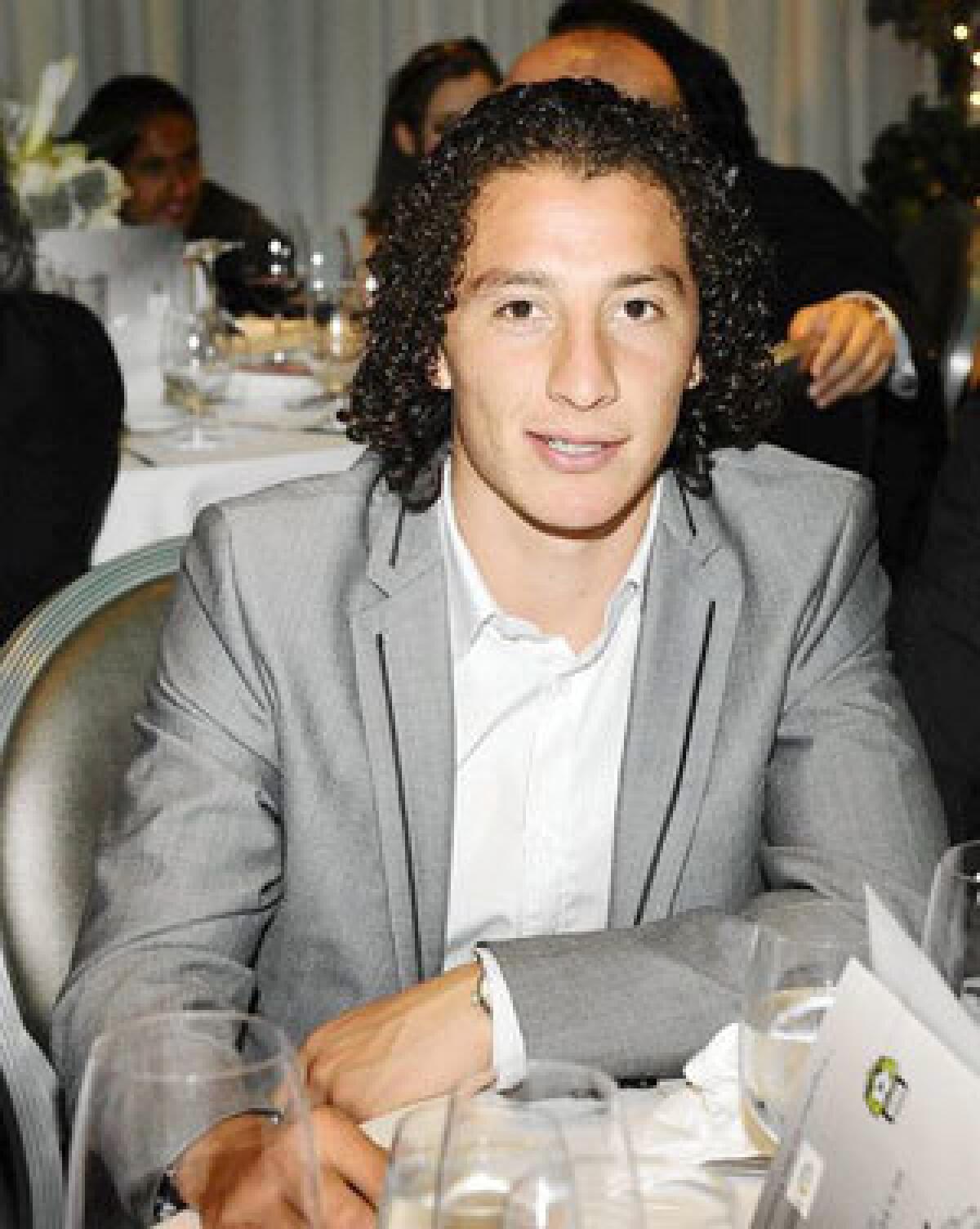 Andres Guardado, a midfielder on the Mexican national soccer team, hawks Degree deodorant.