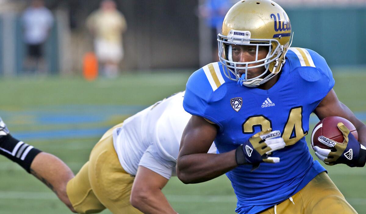 Paul Perkins has rushed for 1,381 yards this season, the sixth-best mark in UCLA history.