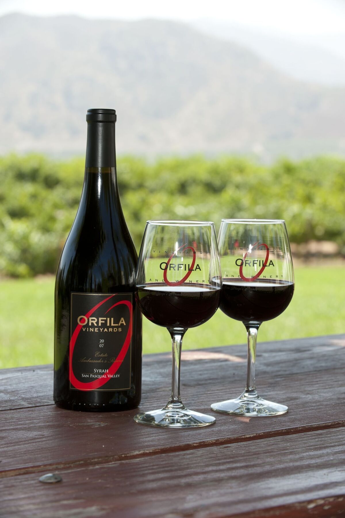 The view and vino at Orfila Vineyards & Winery in Escondido. — Dan Kirksey