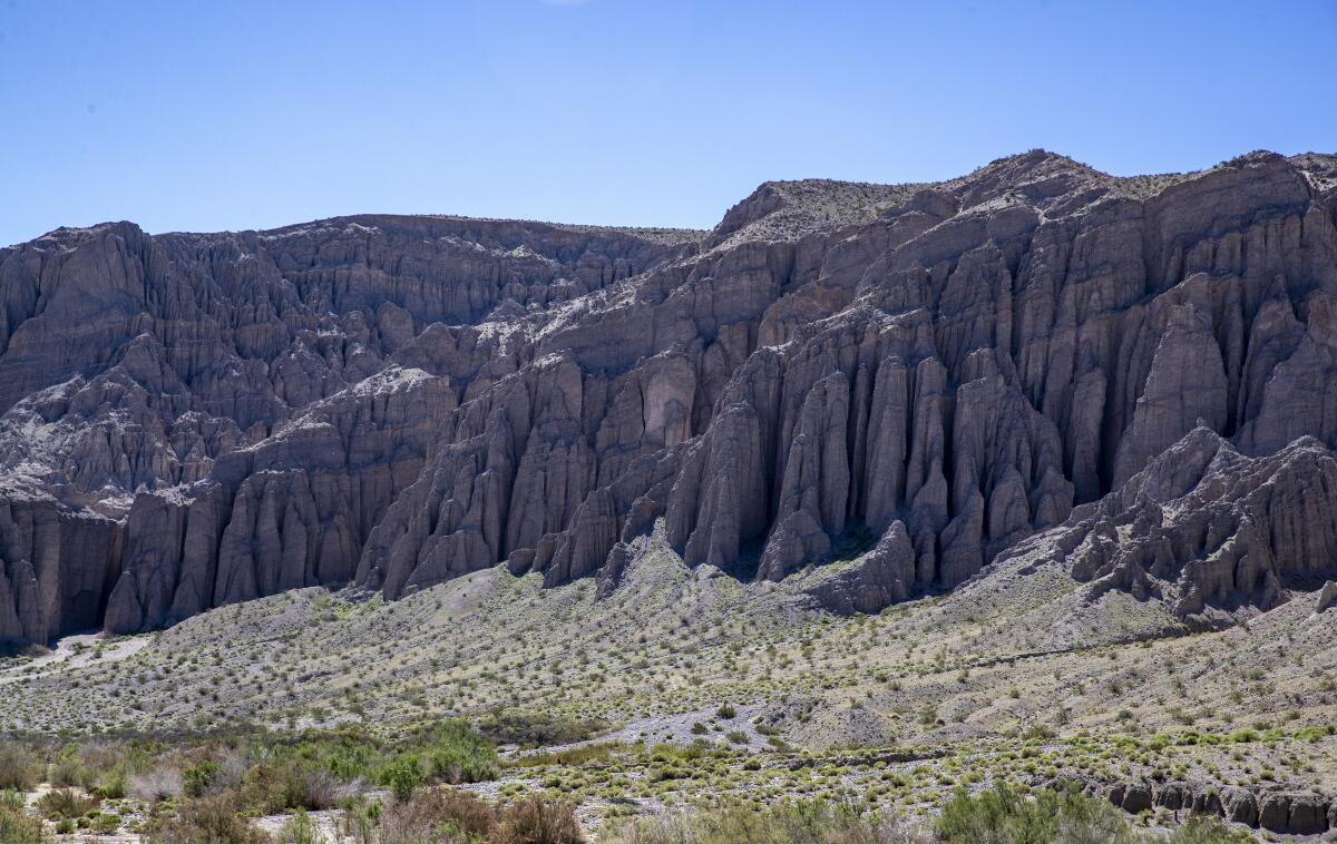 Afton Canyon, also known as "The Grand Canyon of the Mojave" for its spectacular geologic formations.