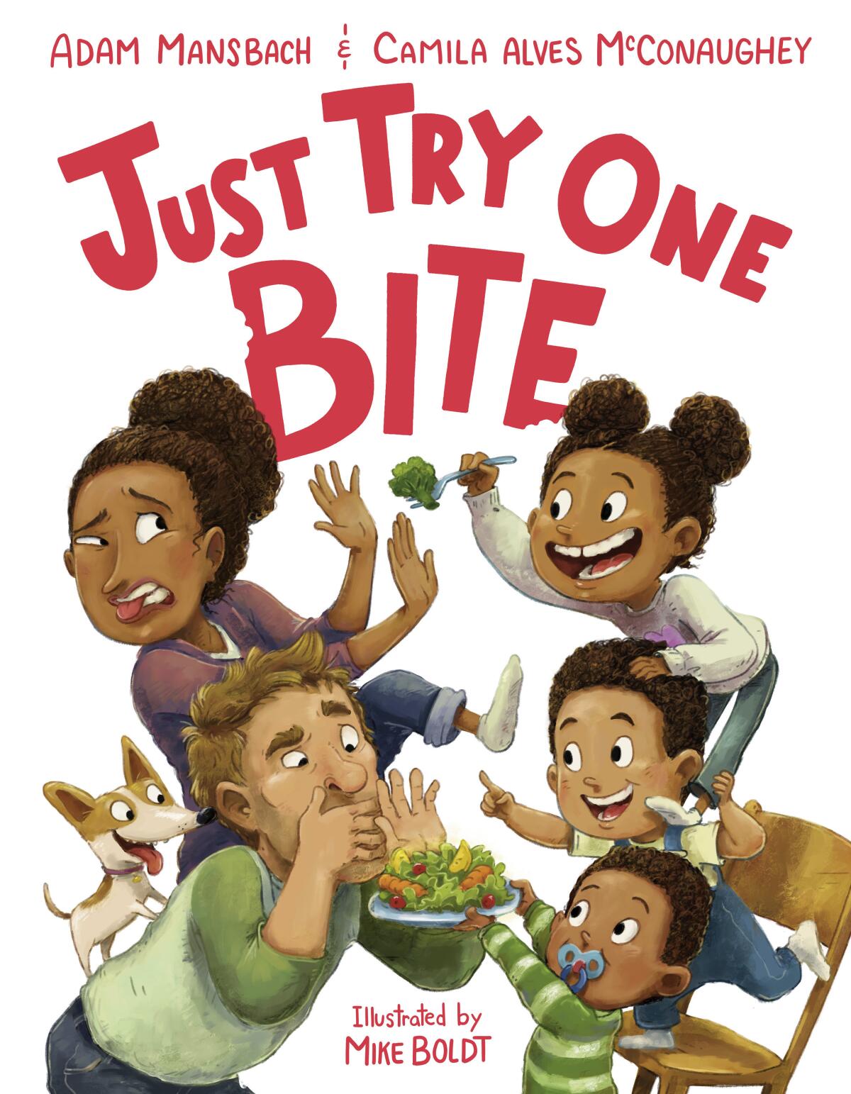 En esta imagen difundida por Dial Books for Young Readers, la portada de "Just Try One Bite", 