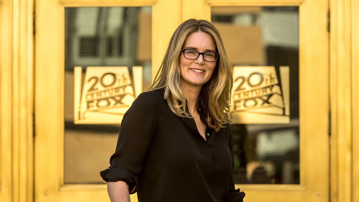 Emma Watts, vice chairman of 20th Century Fox Film, at the Fox studio lot in 2014.