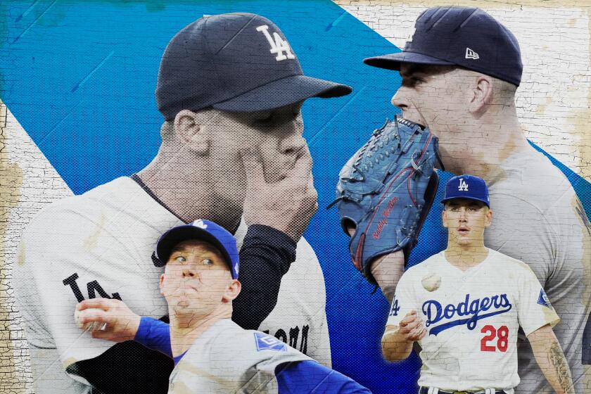 Walker Buehler and Bobby Miller photo illustration.