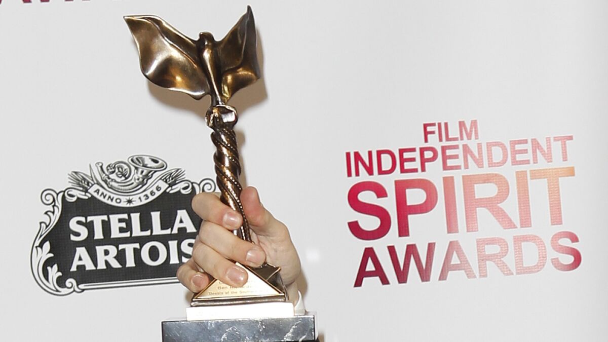 The Independent Spirit Awards statue.