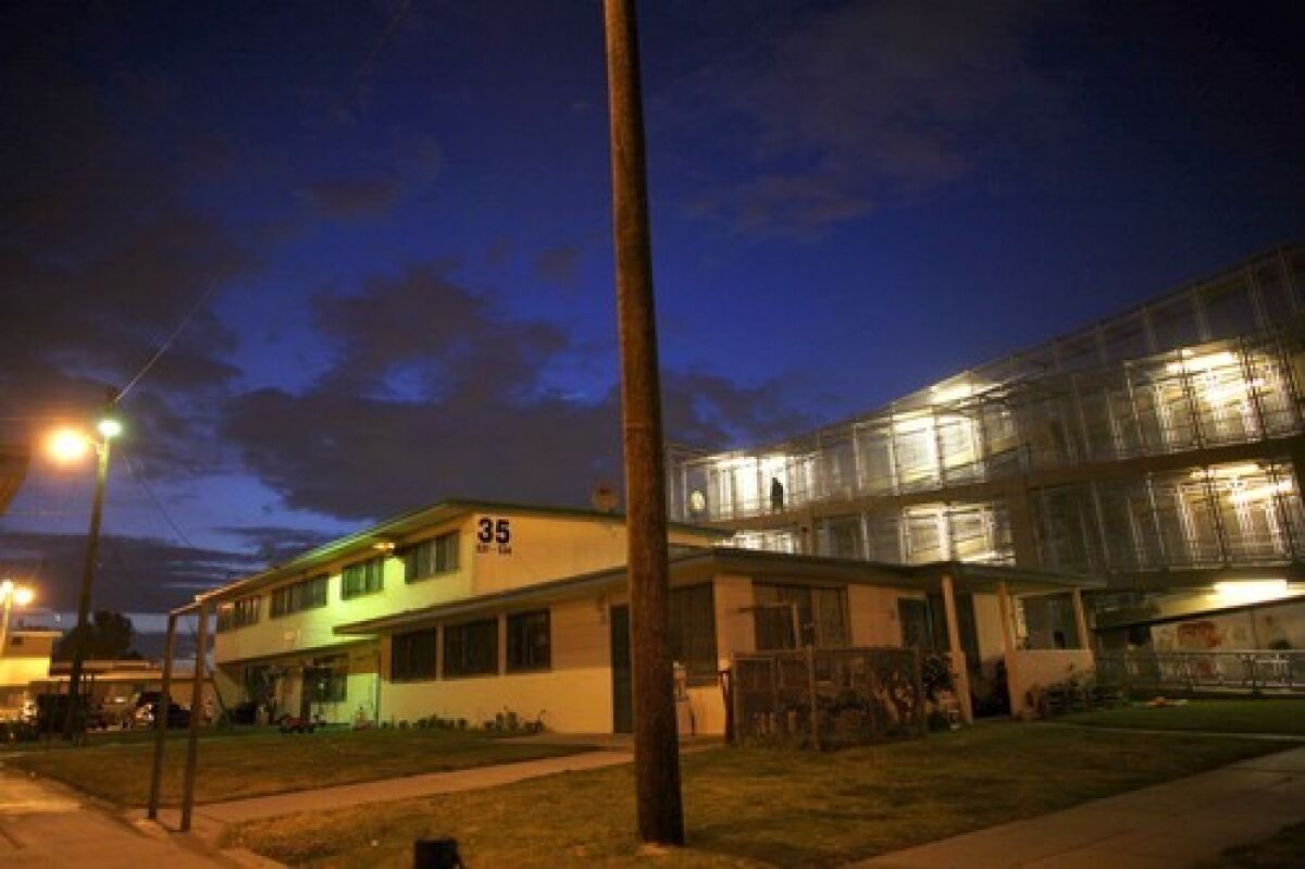 Pueblo del Rio, one of the oldest and largest public housing developments in Los Angeles, has been beset with crippling poverty and gang violence for much of its 67 years. Audio slide show >>>