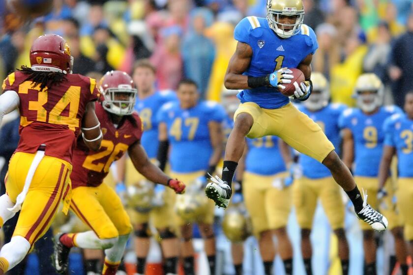 Shaquelle Evans is part of a deep and experienced UCLA receiving corps.