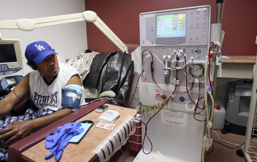 A new report says medical devices such as this kidney dialysis machine have been compromised in cyberattacks.