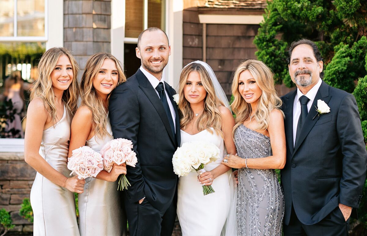 The Kelegian family at the July 2019 wedding of T.J. McCaffery and Nicolette Kelegian.
