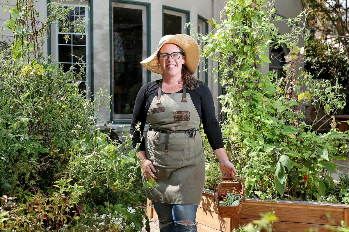 Santa Ana resident Ashley Irene is a culinary gardener who designs year-round, seasonal kitchen gardens.
