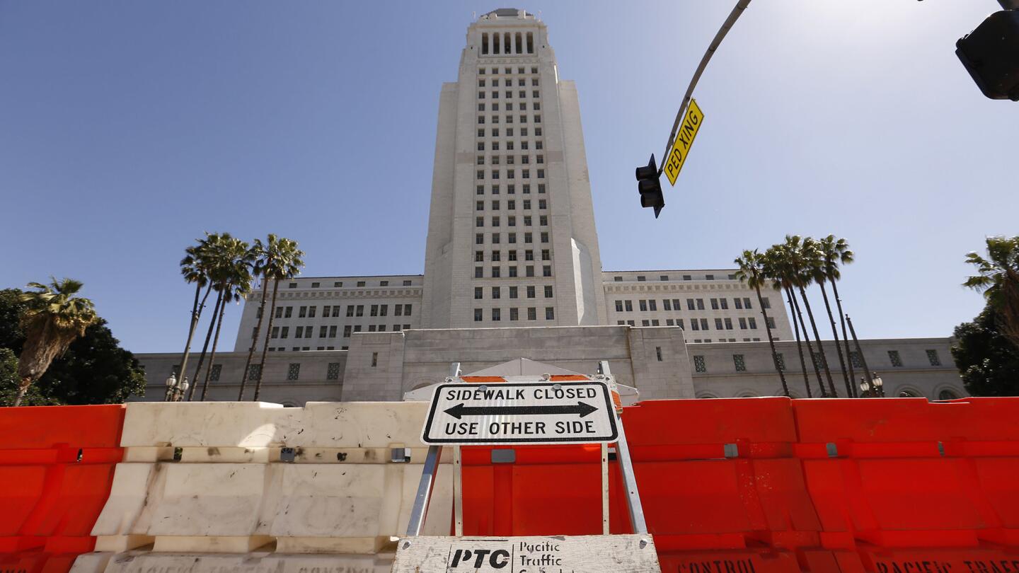 City Hall a hot spot for L.A. film shoots