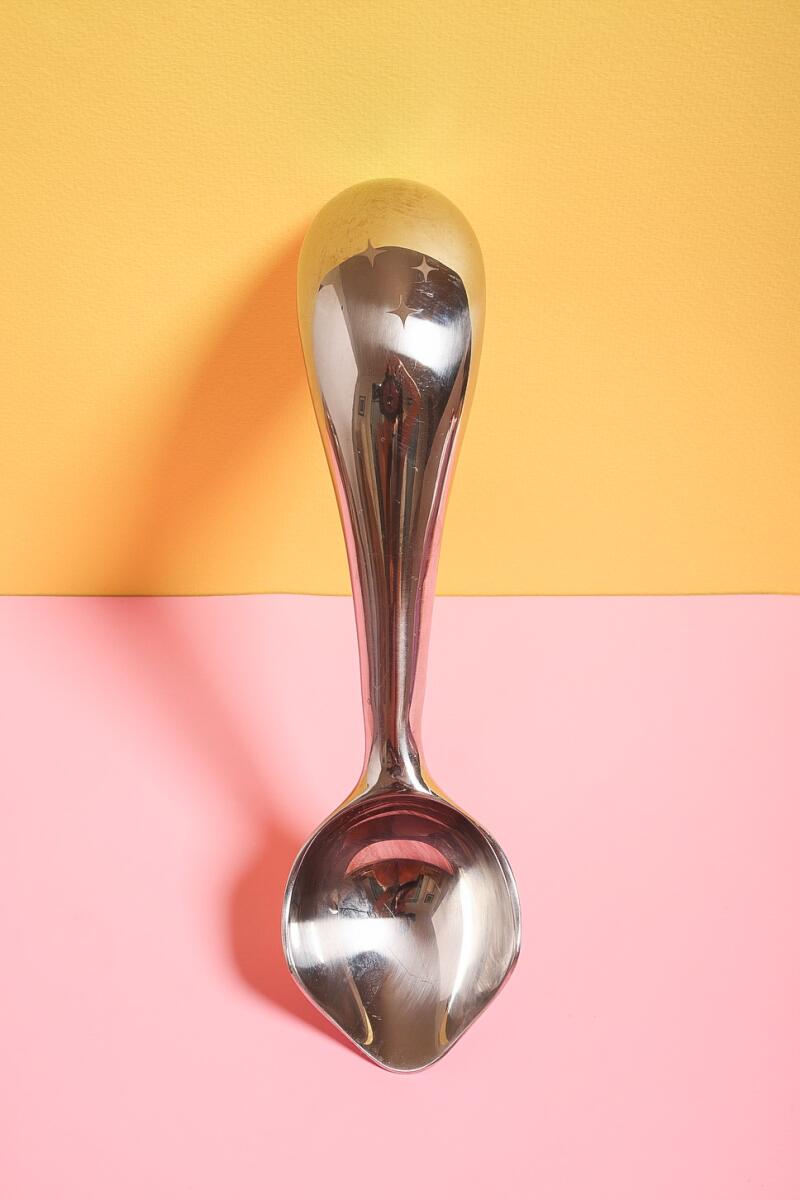 Stainless Steel Ice Cream Scoop by Midnight Scoop - Ergonomic Ice Cream