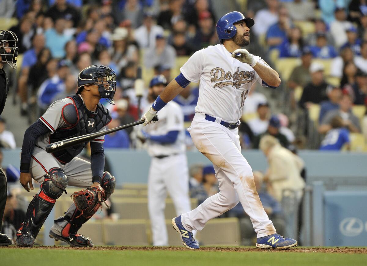 Dodgers outfielder Andre Ethier has rediscovered his power stroke.