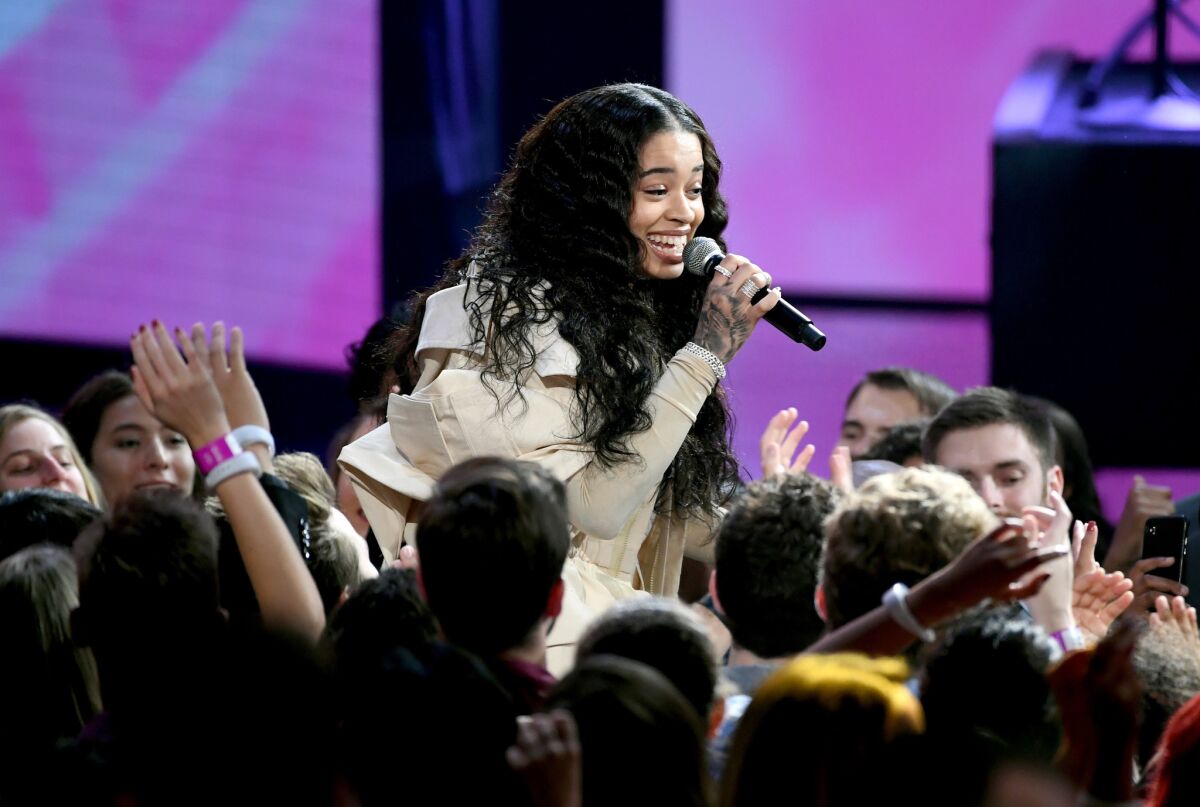 Ella Mai performs during this month's American Music Awards.