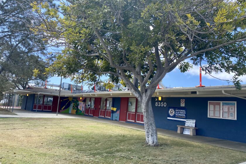 Torrey Pines Elementary is one of five La Jolla cluster schools preparing to begin the new school year online Aug. 31.