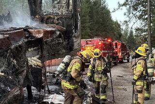 CAL FIRE/ Placer County Fire Department Firefighters responded to a commercial vehicle fire on Interstate 80 and Highway 174 just before 4:30 this morning. The semi was hauling 40 thousand pounds of chocolate. Firefighters held the fire to the trailer with no extention to the wild land. No injuries reported.