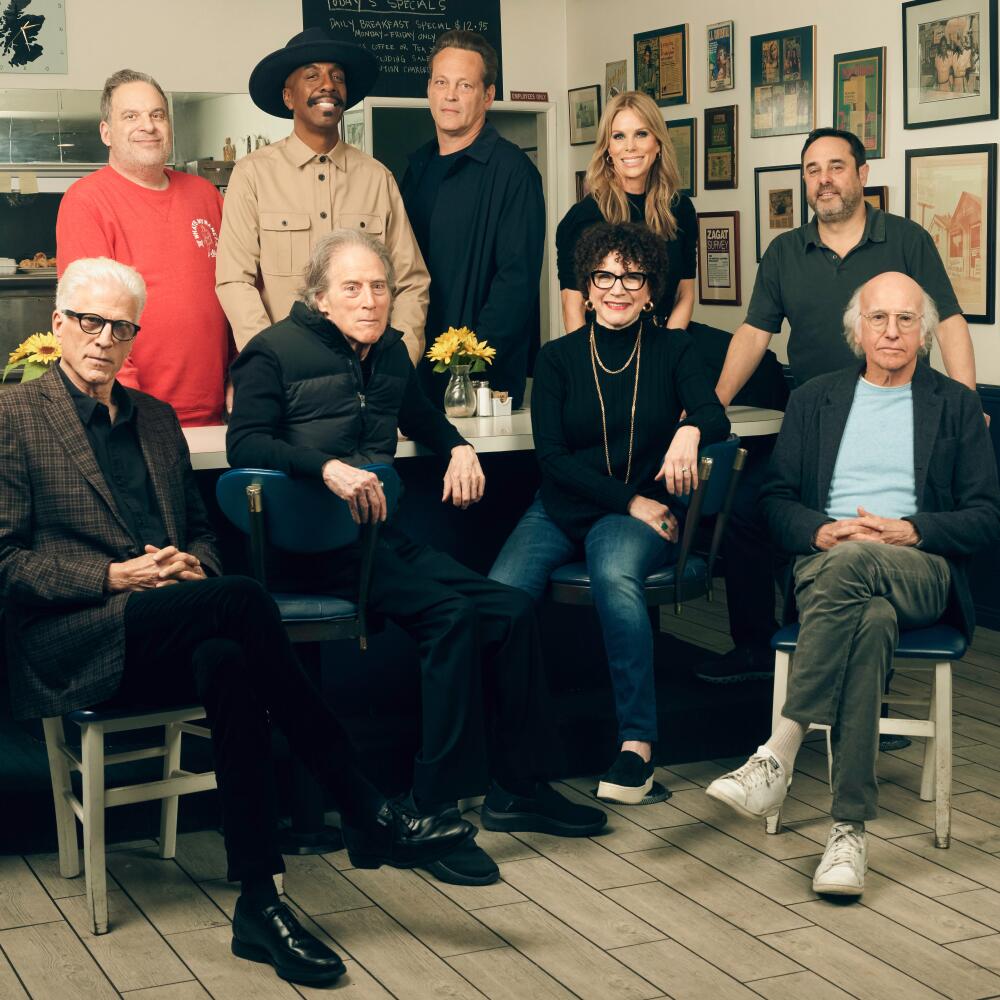 Group shot of cast of Curb Your Enthusiasm