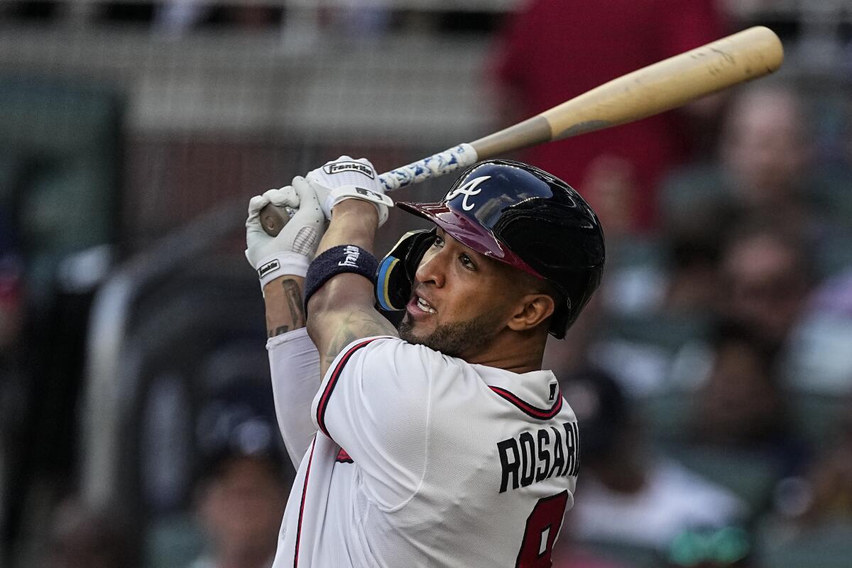 Eddie Rosario and the Washington Nationals agree to a minor league deal, AP source says - The San Diego Union-Tribune
