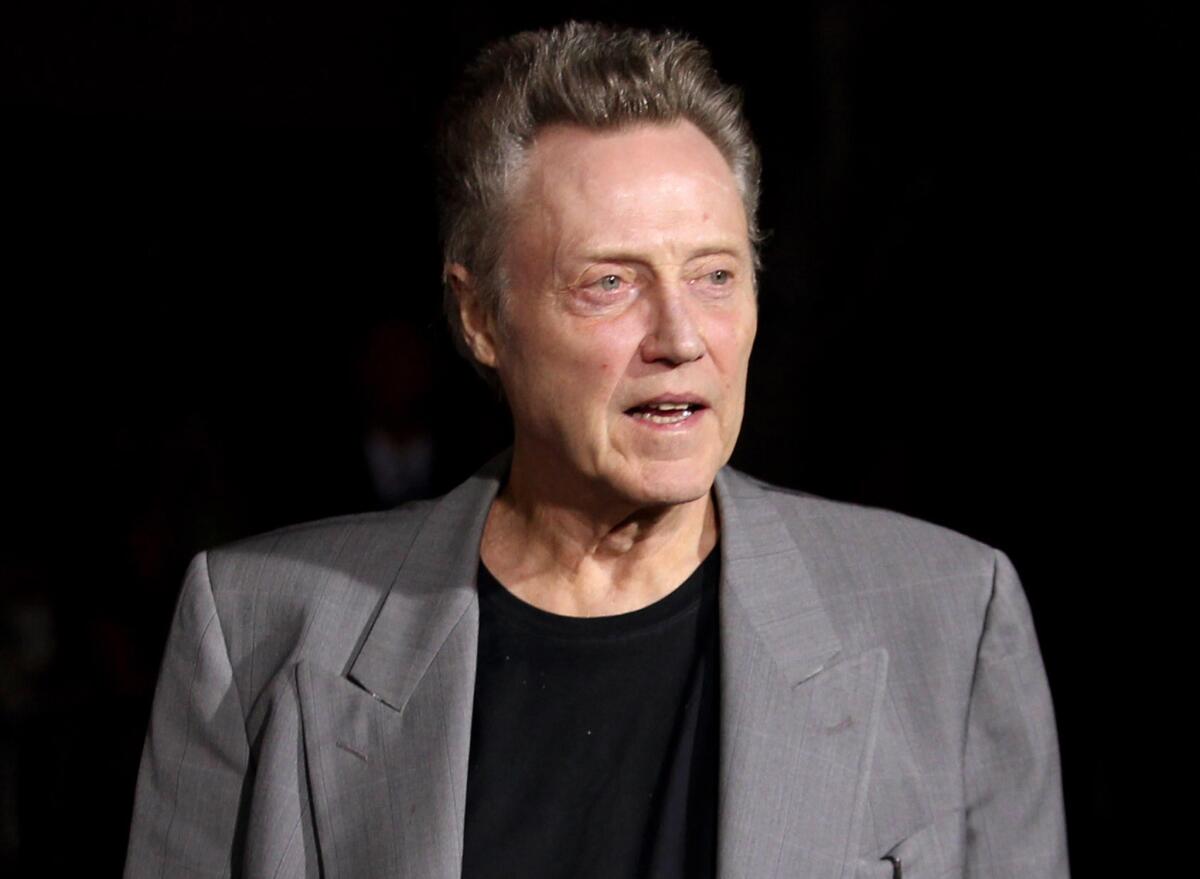 Christopher Walken at the premiere of "Seven Psychopaths" in Los Angeles on Oct. 1, 2012.