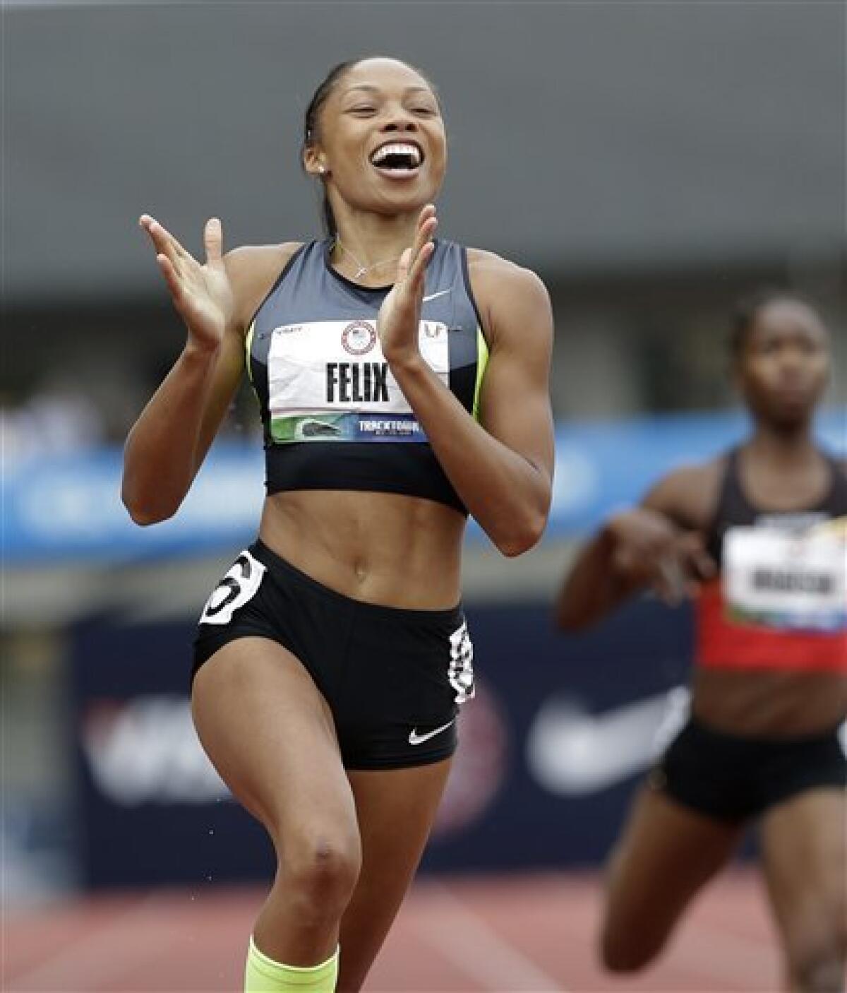 Allyson Felix becomes most decorated female track athlete in Olympic  history - The San Diego Union-Tribune