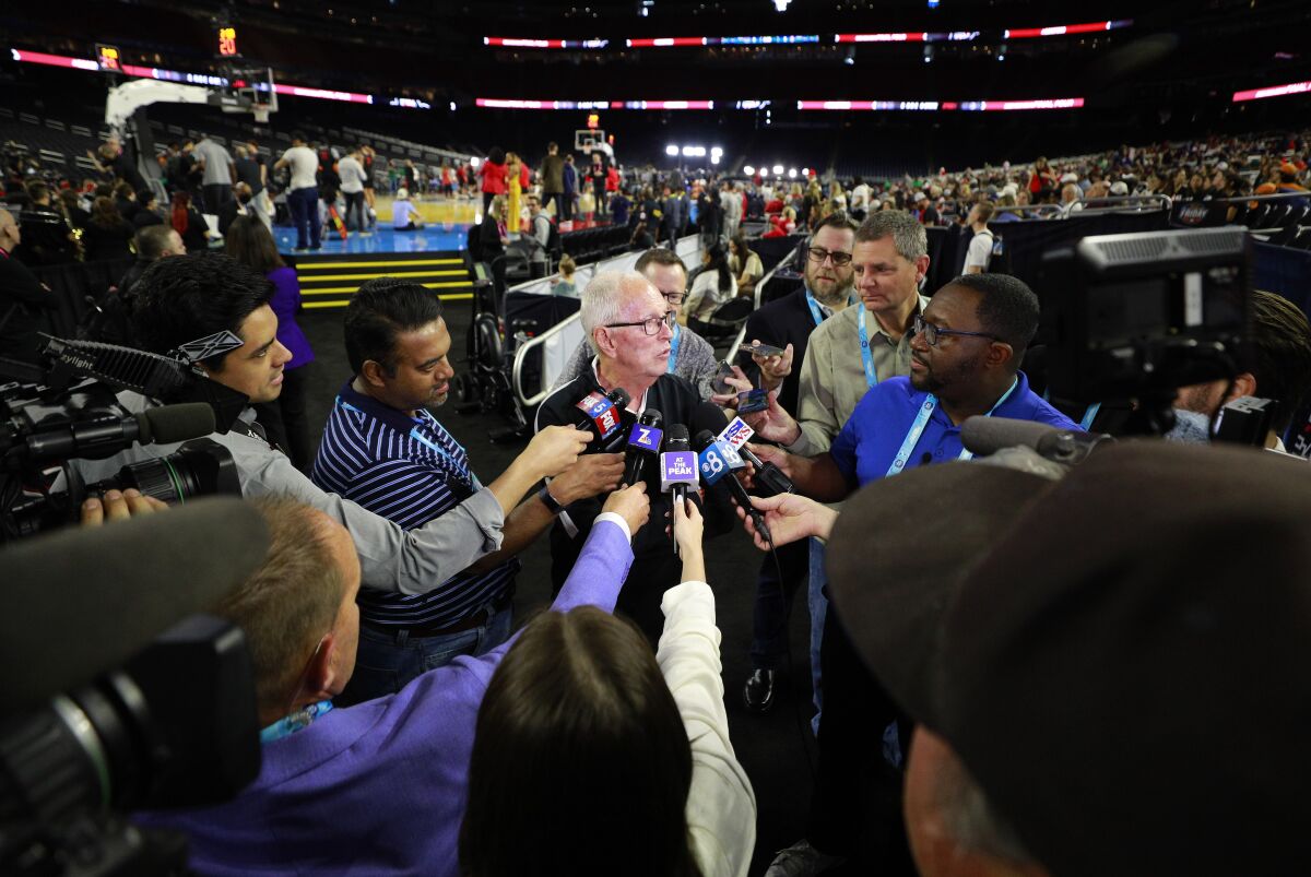 Former San Diego State coach Steve Fisher