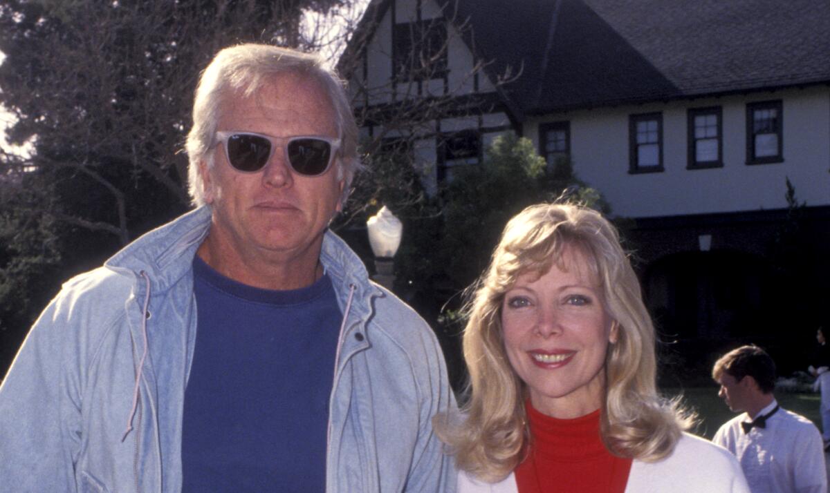Actor Ron Ely and his wife, Valerie, in 1992 in Los Angeles.