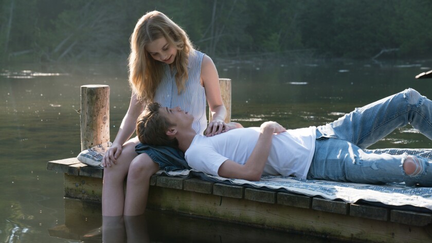 Angourie Rice and Colin Ford in the movie "Every Day."