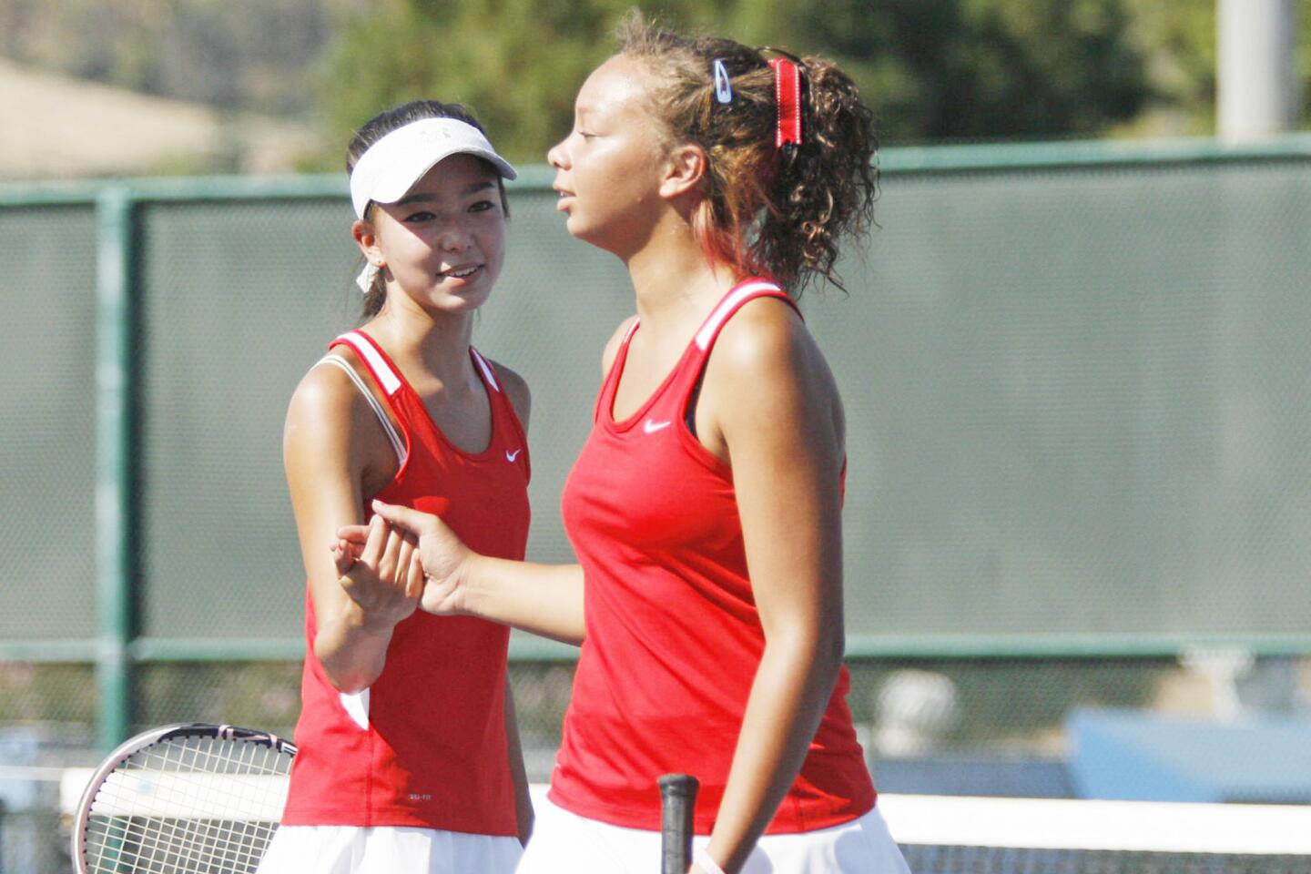 Glendale vs. Burbank girls' tennis