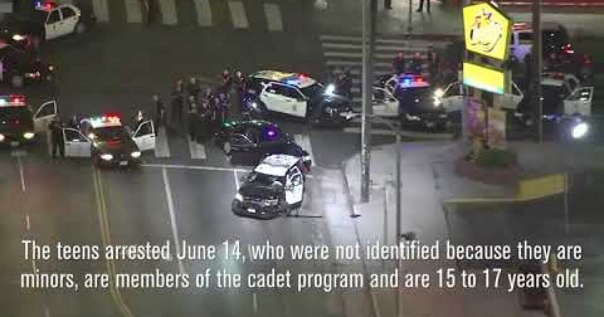 Four More Cadets Arrested As Investigation Of Stolen Lapd Cruisers Continues Los Angeles Times 2658