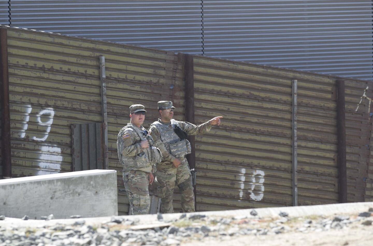 Militares en la frontera