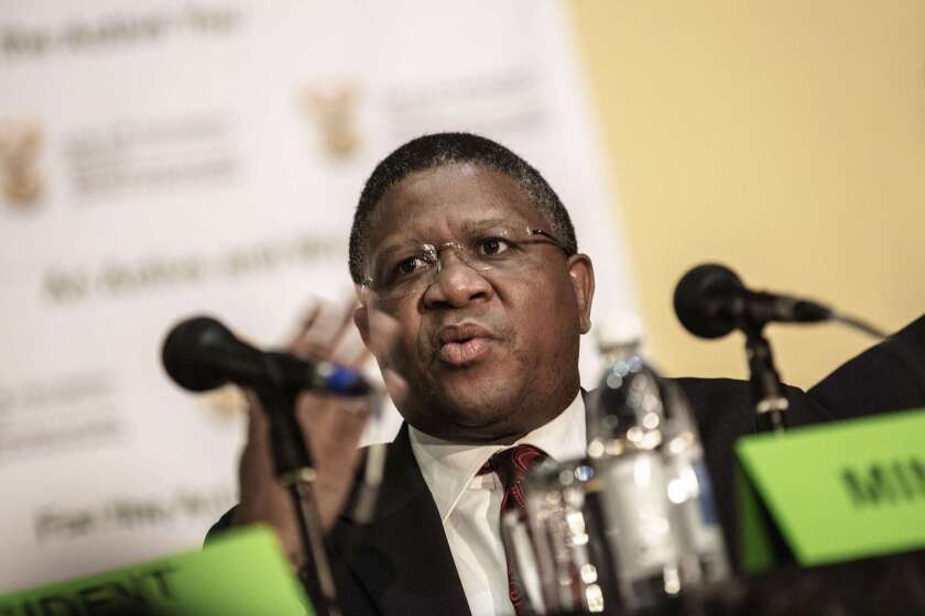 South African sports minister Fikile Mbalula denied any wrongdoing over allegations that huge bribes were paid during the process to select the host country for the 2010 World Cup.