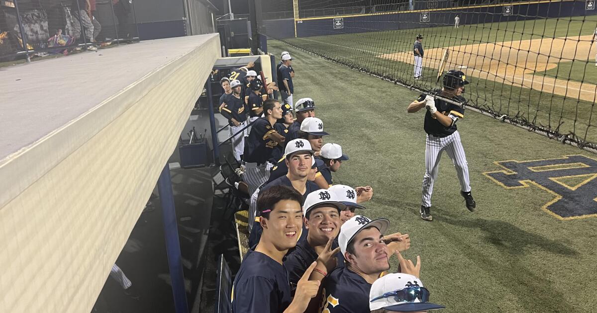 No. 1 Sherman Oaks Notre Dame clinches Mission League baseball title - Los  Angeles Times