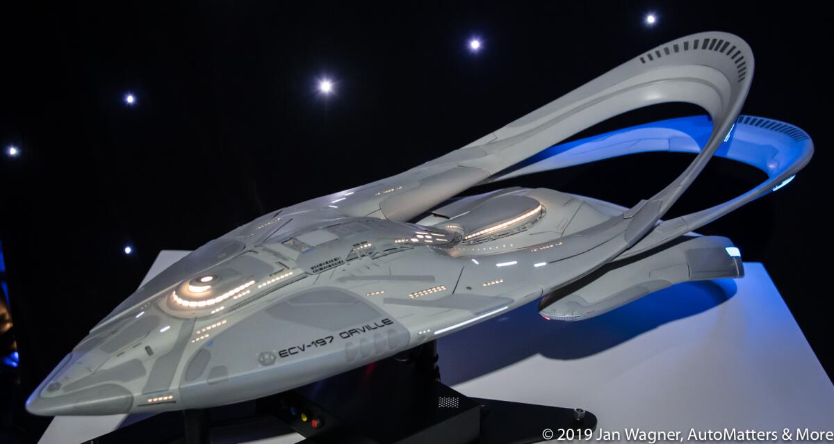 The Orville shooting model at The Orville Experience