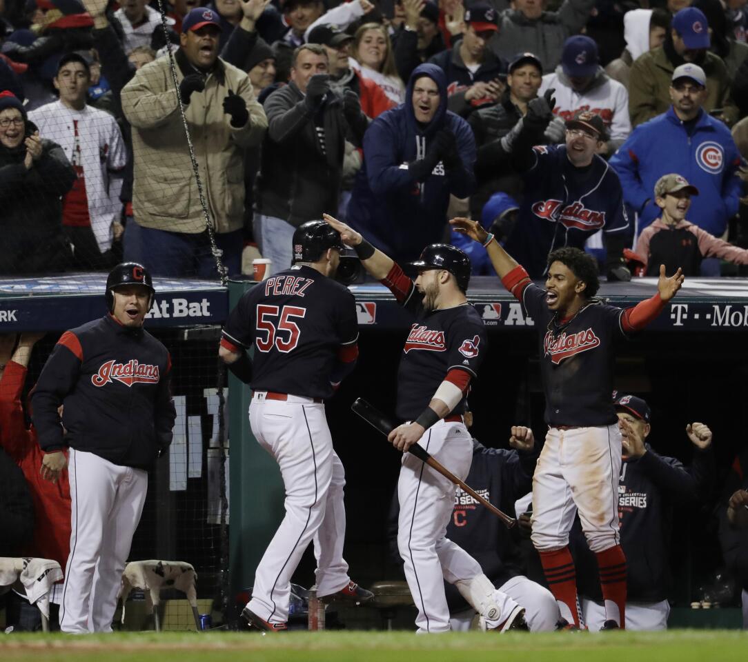 World Series Game 1: Indians 6, Cubs 0 - Los Angeles Times