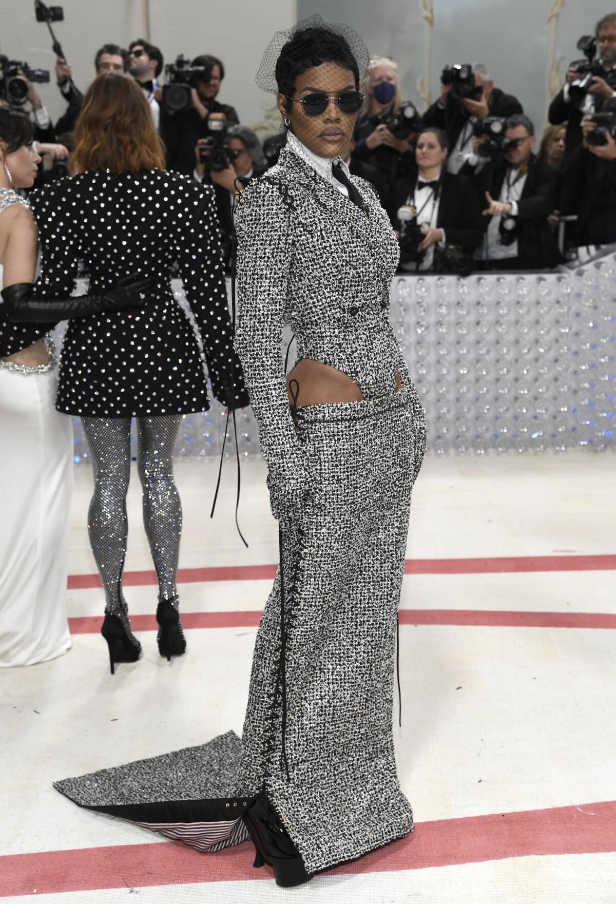 Teyana Taylor sneaked Chick-fil-A into the 2023 Met Gala - Los Angeles