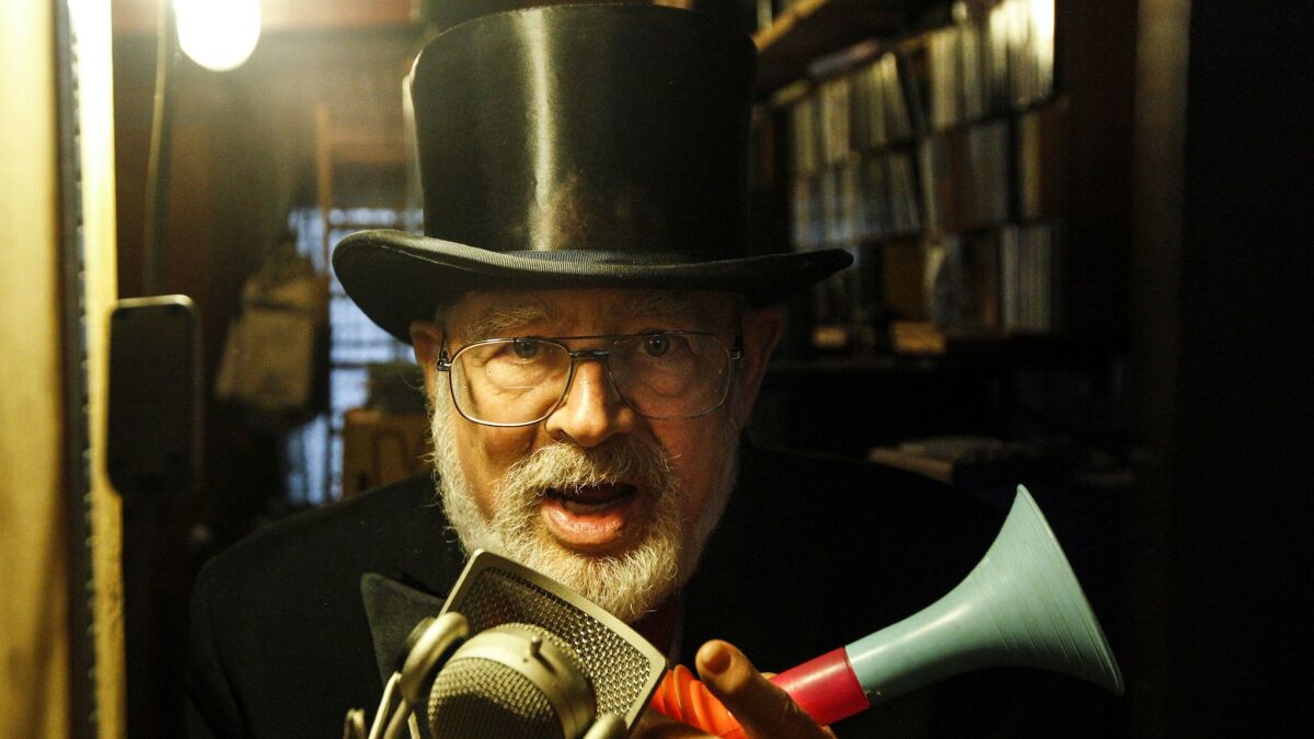 Dr. Demento, a.k.a. Barret Hansen, is the subject of a new tribute album, "Dr. Demento Covered in Punk," featuring new punk rock versions of songs closely associated with his long-running radio show.
