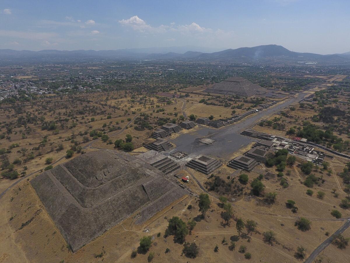 Pyramids in Teotihuacan, Mexico
