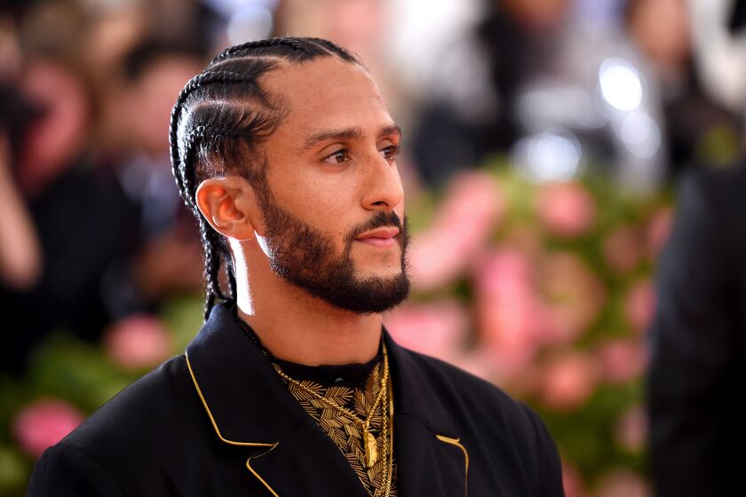 NEW YORK, NEW YORK - MAY 06: Colin Kaepernick attends The 2019 Met Gala Celebrating Camp: Notes on Fashion at Metropolitan Museum of Art on May 06, 2019 in New York City. (Photo by Jamie McCarthy/Getty Images)