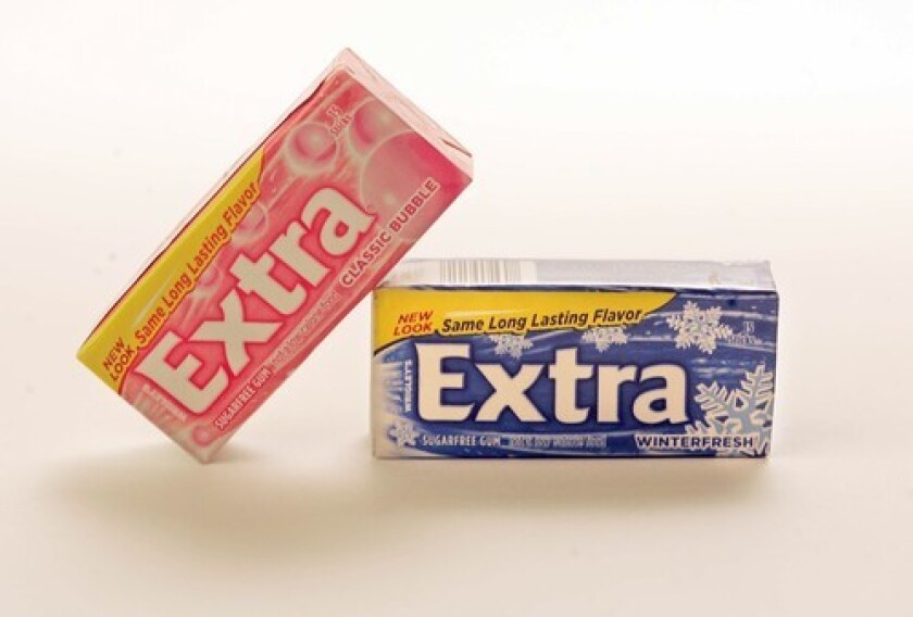 does chewing gum burn calories