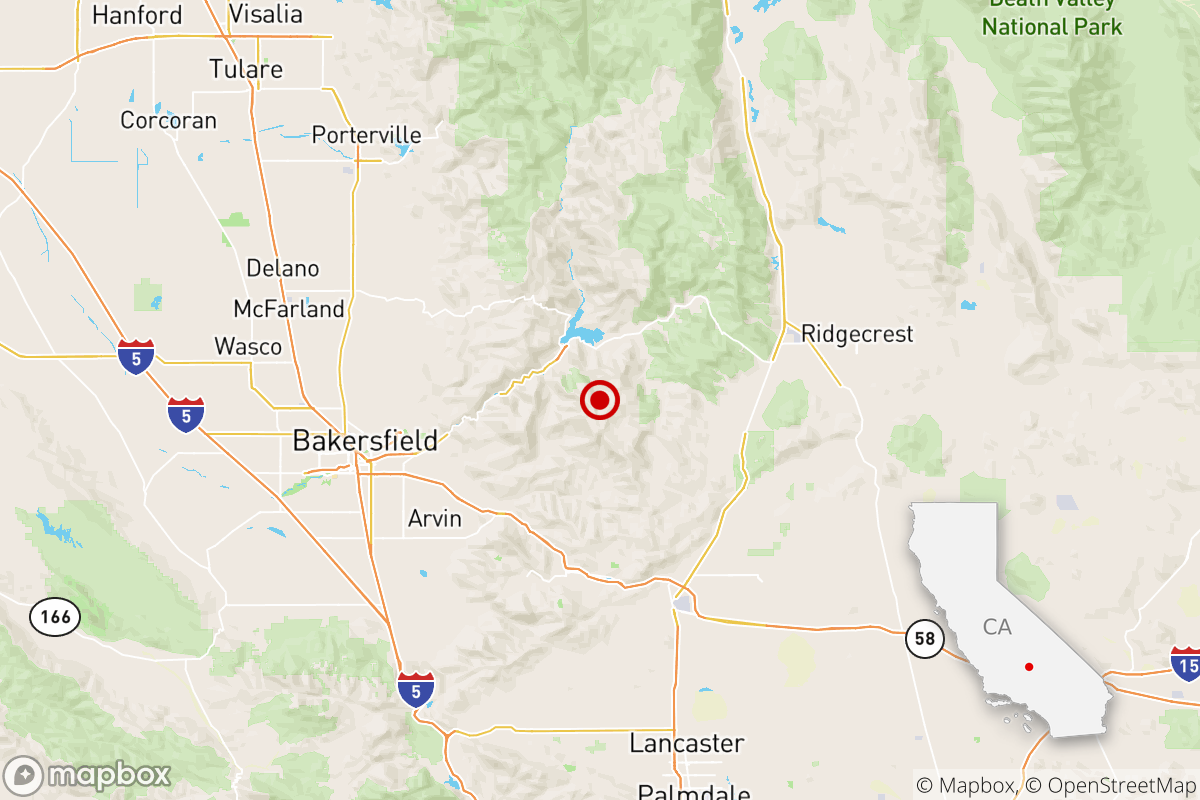 A magnitude 3.5 earthquake was reported Friday night 23 miles from Bakersfield.