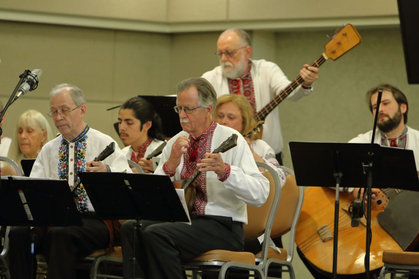 The 25th anniversary concert of the Los Angeles Balalaika Orchestra at the Encinitas Community Center