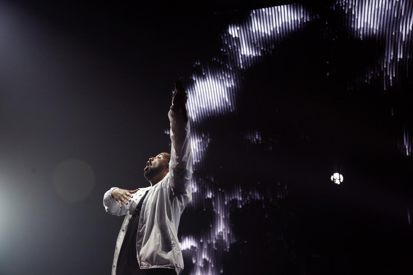 Drake performs at Staples Center on Sept. 7.