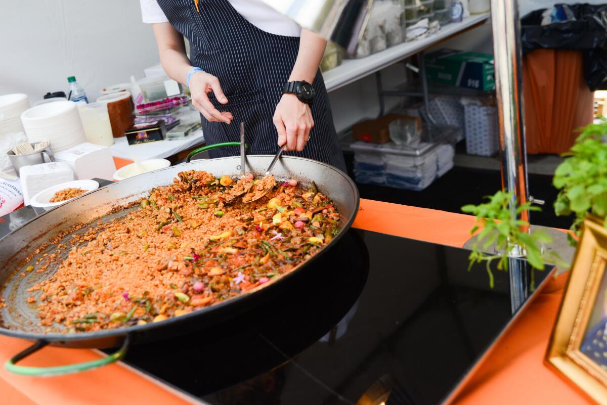 A pot of paella at the Taste of the National culinary event. The festival returns on June 3 with all proceeds benefiting No Kid Hungry.