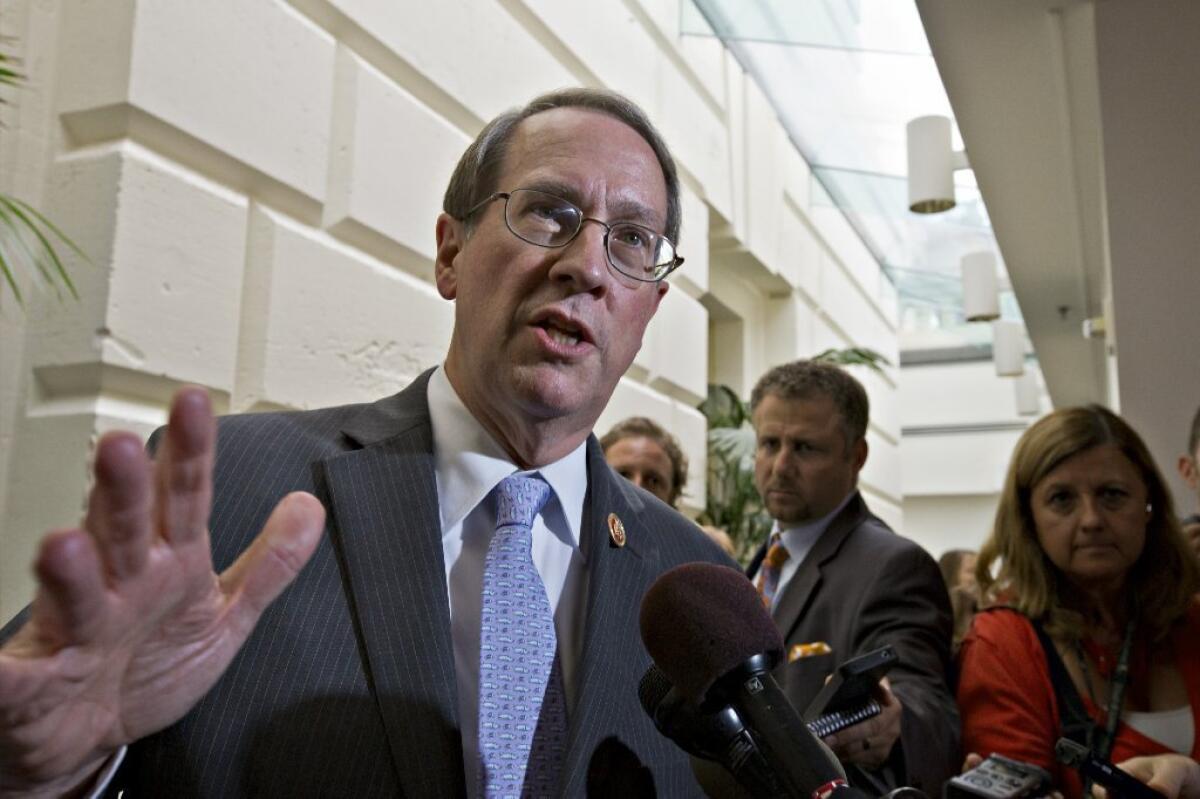 House Judiciary Committee Charmain Robert W. Goodlatte (R-Va.), seen above in July, and 10 other lawmakers have introduced a bill they say will make fighting patent trolls easier for companies.
