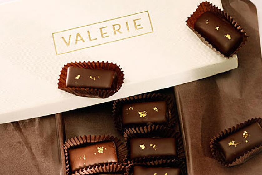 LOCAL FARE: Chocolates by L.A.-based Valerie Confections.