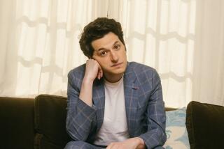 Los Angles, CA: April 15, 2022 - Ben Schwartz photographed at a private residence. Schwartz co-stars in "The Afterparty" a comedic murder mystery series. (Credit: Michael Tyrone Delaney / For The Times)