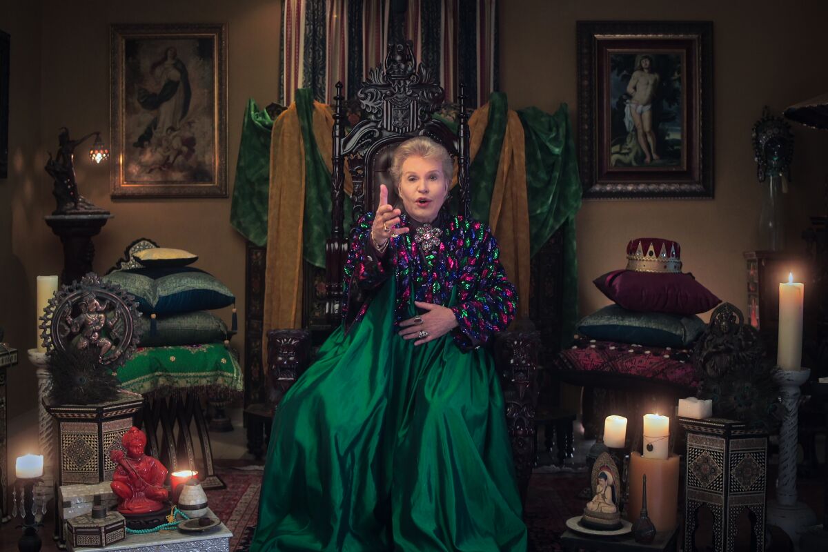 An image from "Mucho Mucho Amor: The Legend of Walter Mercado" on Netflix.