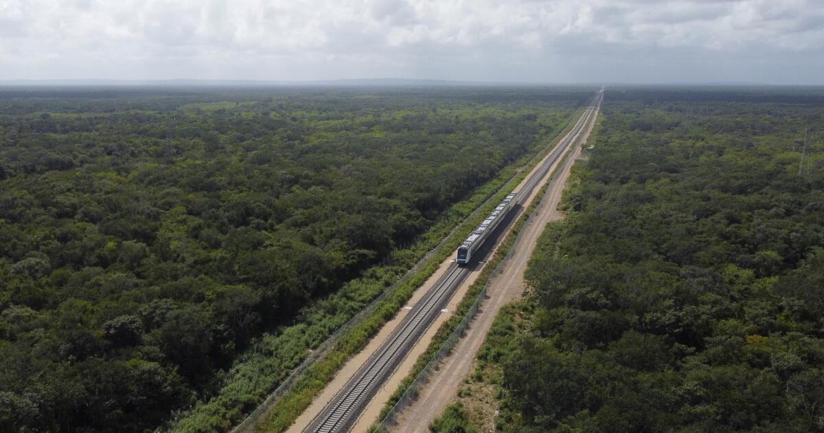 Was eine Eisenbahn durch den Dschungel von Yucatán über Mexikos scheidenden Präsidenten sagt