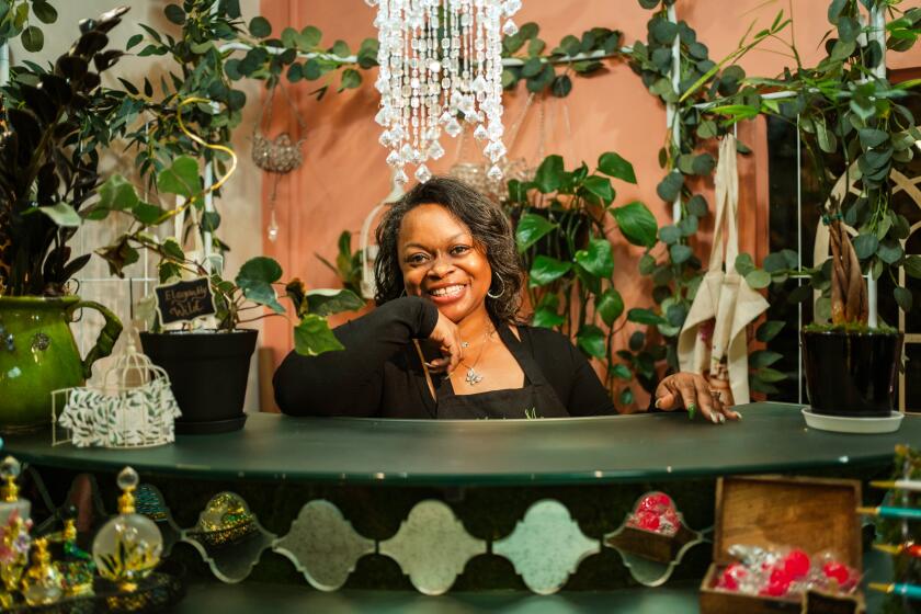 Barbara Lawson, 51, is the owner of the whimsical plant shop, Meet Me in the Dirt.